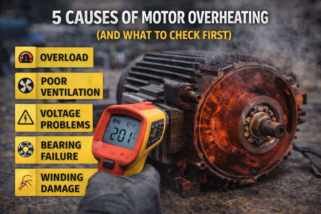 5 Causes of Motor Overheating (and what to check first)