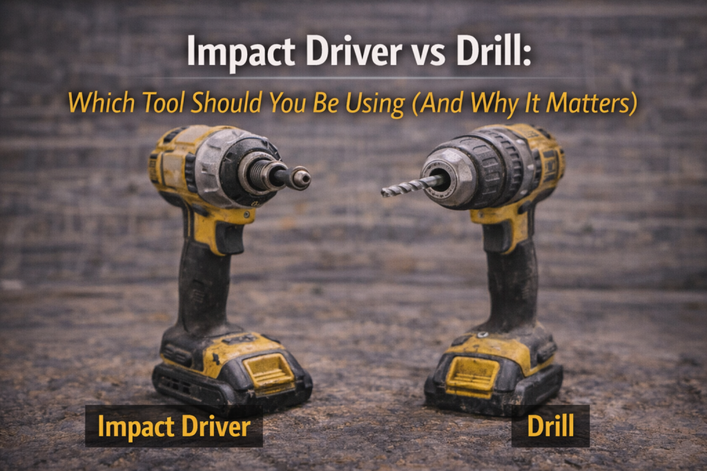Impact Driver vs Drill